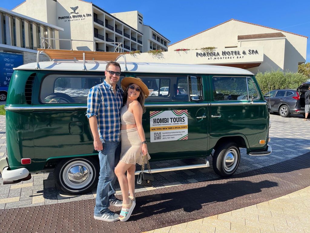 Carmel Valley Village: Wine Tasting Tours in einem VW-Bus von 1970.