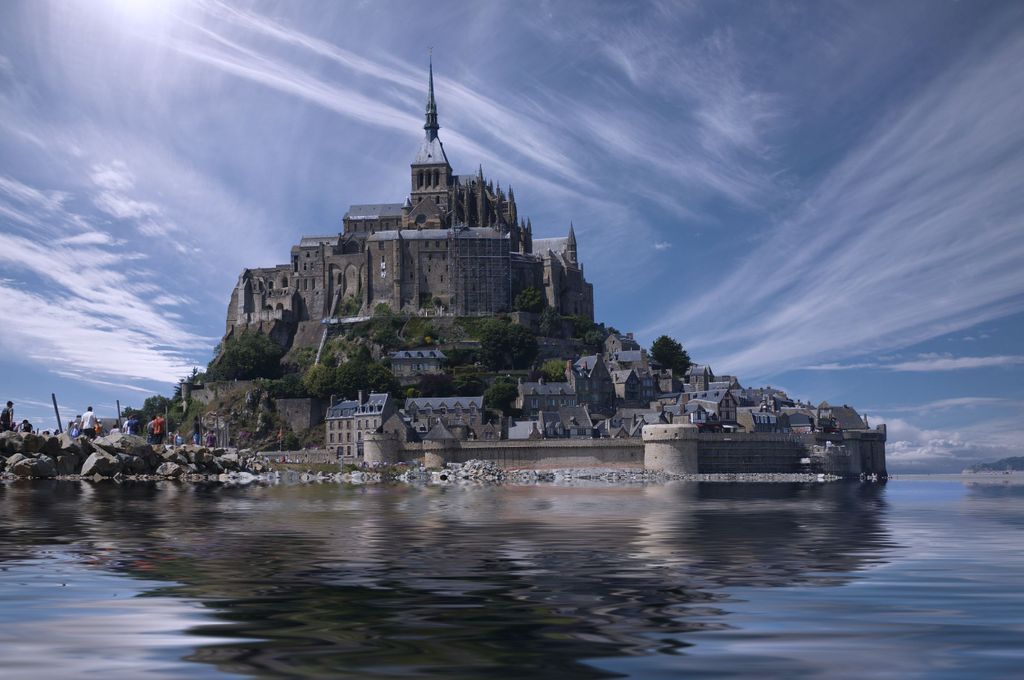 Von Bayeux aus: Ganztägige geführte Tour zum Mont Saint Michel