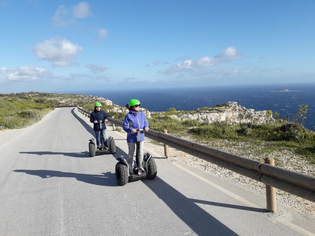 Malta mit dem Segway: Dingli Cliffs – erweiterte Tour bei Sonnenuntergang