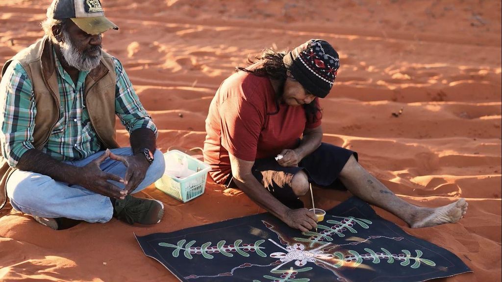 Alice Springs: Workshop für Aborigine-Kunst mit Marie Ryder