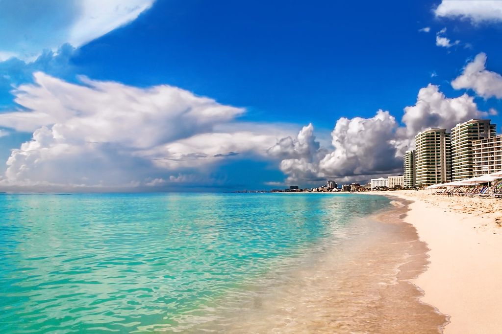 Strand in Cancun