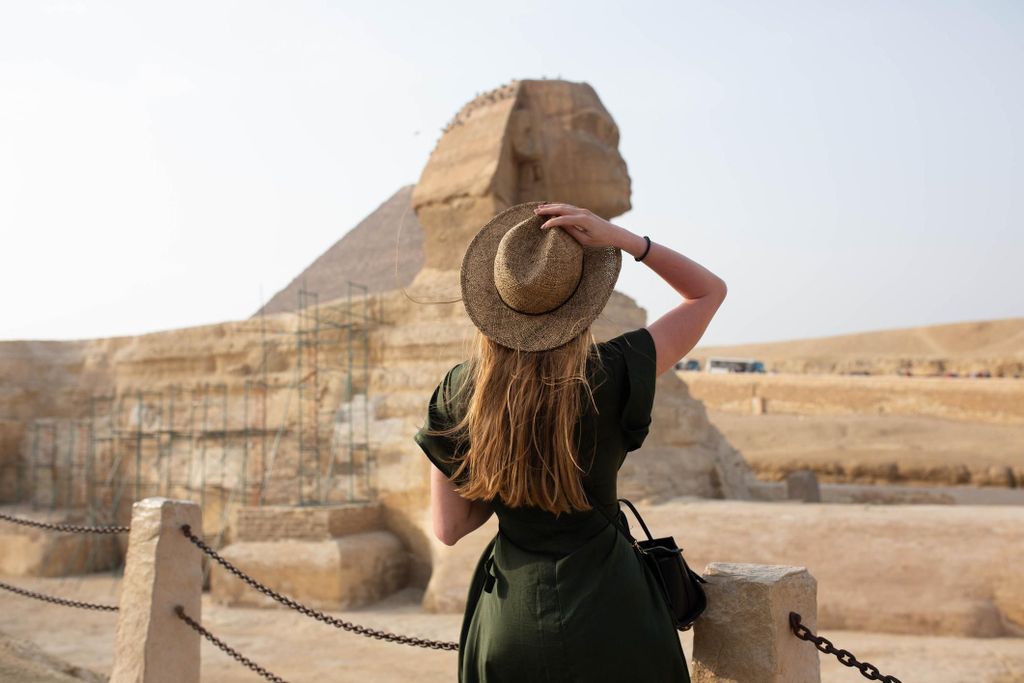 Marsa Alam: Tagestour mit dem Flugzeug zum antiken Kairo und den Pyramiden von Gizeh