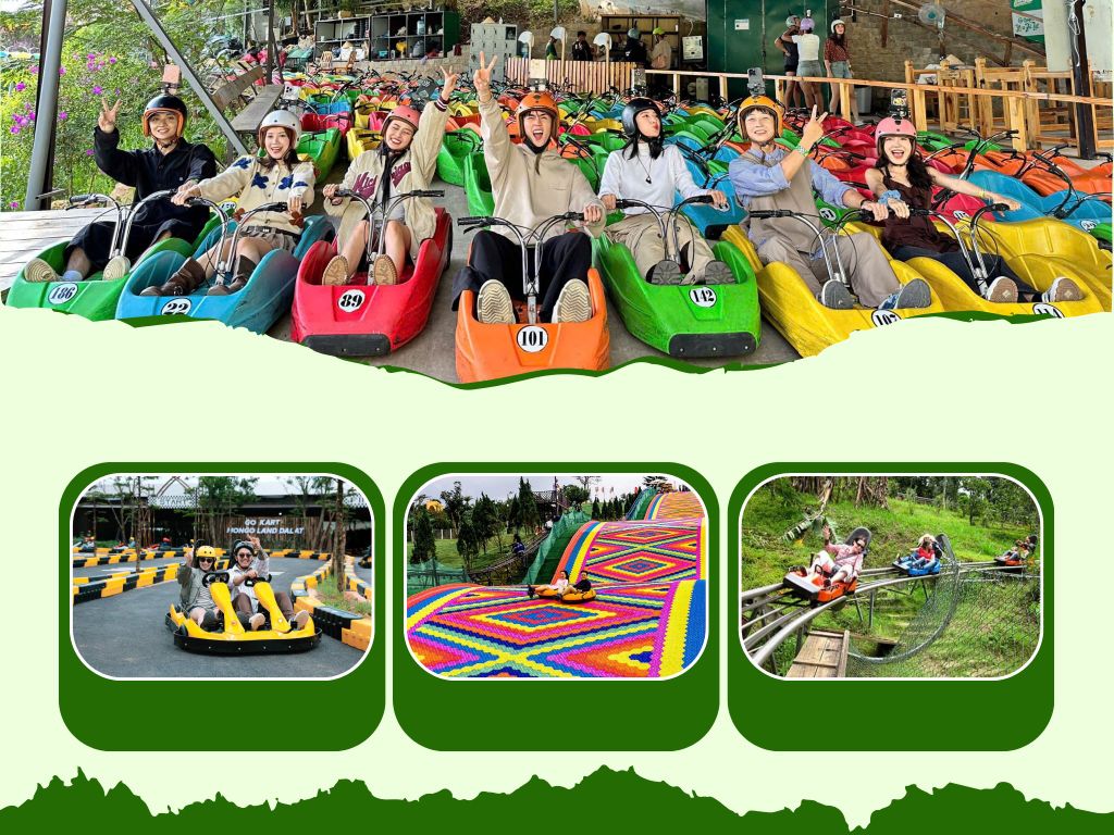 Dalat: Luge Kart, Mongoland und Alpine Coaster Tour
