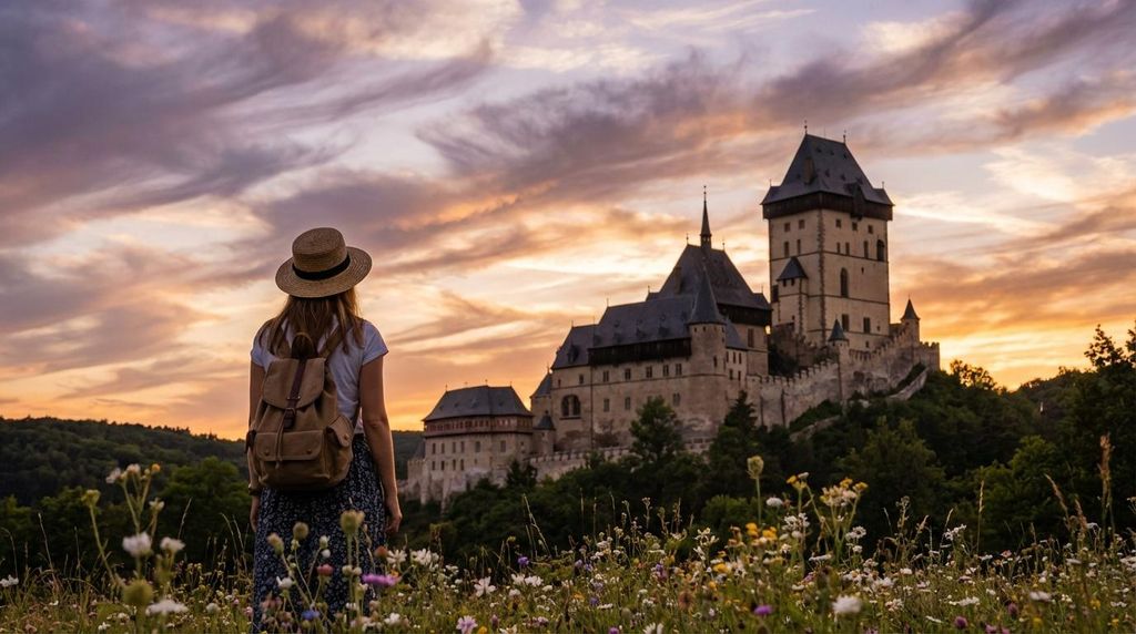 Ab Prag: Burg Karlštejn & Koněprusy-Höhlen