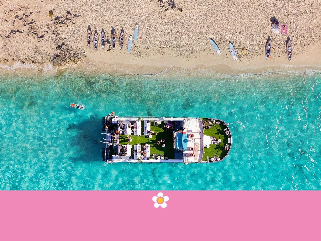 Ibiza: Ganztägiger Formentera-Ausflug mit All-Inclusive & Party bei Sonnenuntergang