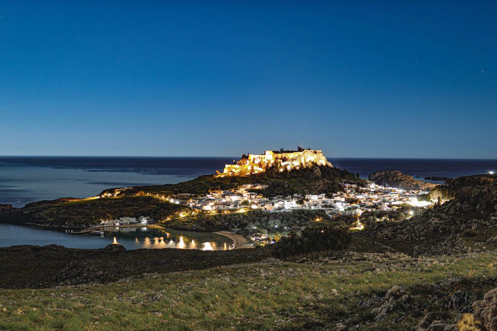Rhodos: Lindos bei Nacht – Bustour mit Freizeit zum Erkunden