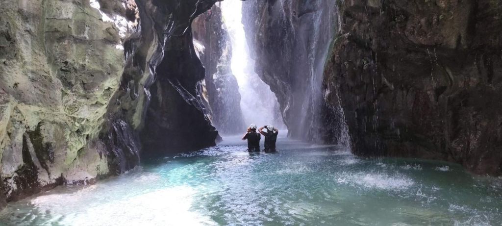 Rethymno: Canyoning-Tour in der Kourtaliotiko-Schlucht