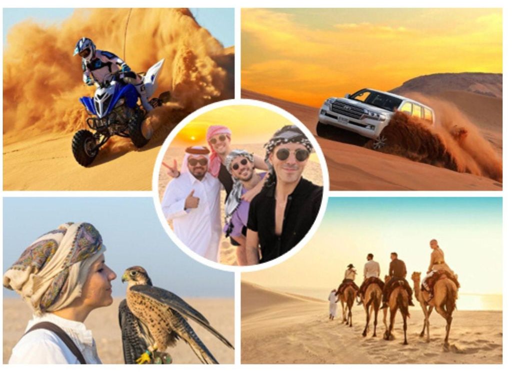 Doha:ATV, Quad oder Buggy Dune Bashing, CamelRide & Sandboarding