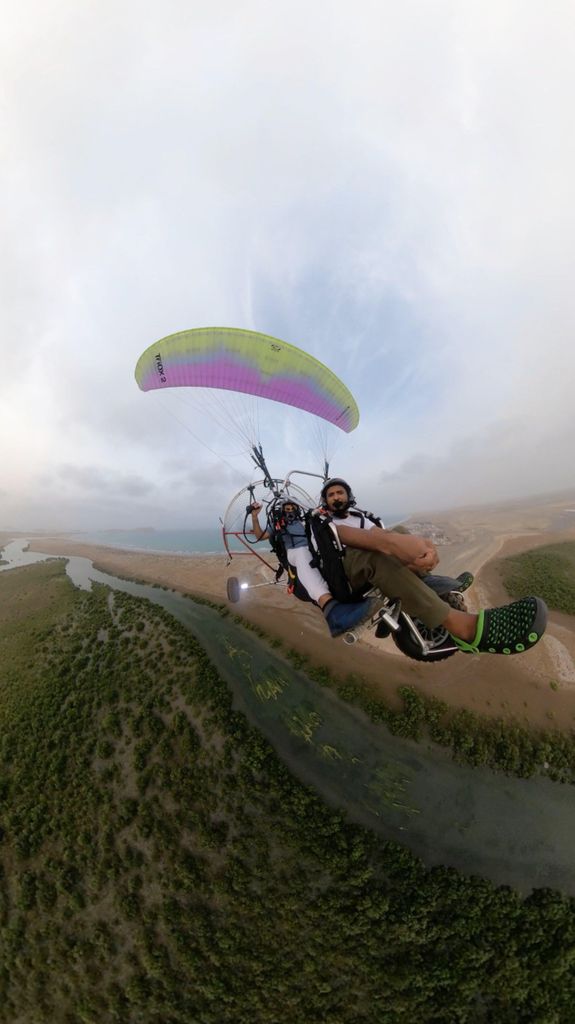 Maskat: Gleitschirmflug-Erlebnis
