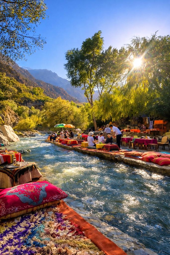 Marrakesch: Wasserfälle im Ourika-Tal & Atlasgebirge