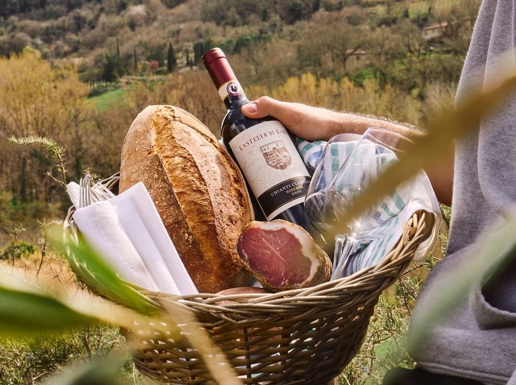 Toskana: Picknick mit Wein und Köstlichkeiten in Radda in Chianti