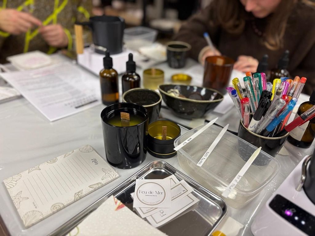 Breskens: Kerzen-Workshop mit Getränken und Snacks