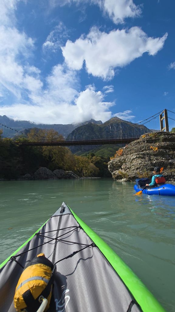 Përmet: Rafting-Tour auf dem Fluss Vjosa mit ortskundigem Guide