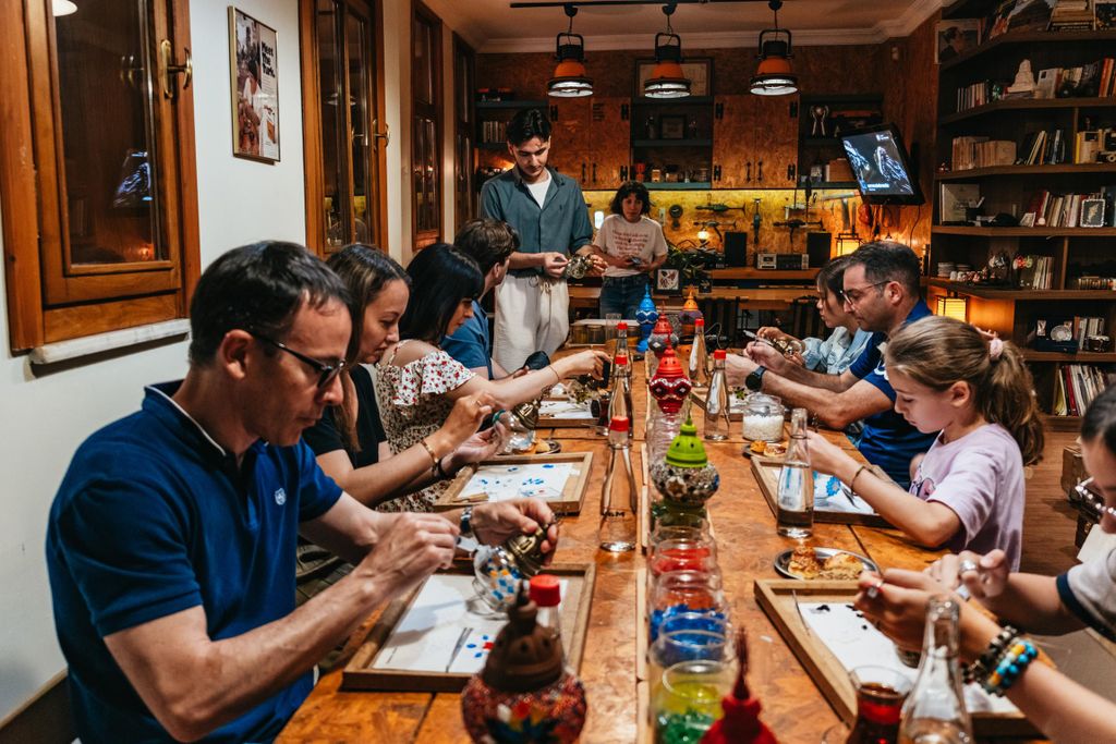 Istanbul: Original türkischer Mosaik-Lampen-Workshop mit Snacks