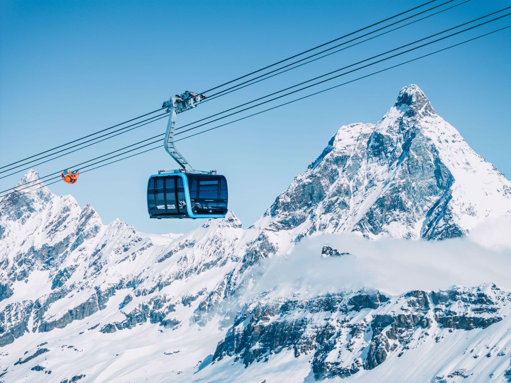 Von Zermatt aus: Testa Grigia Cable Car Ticket