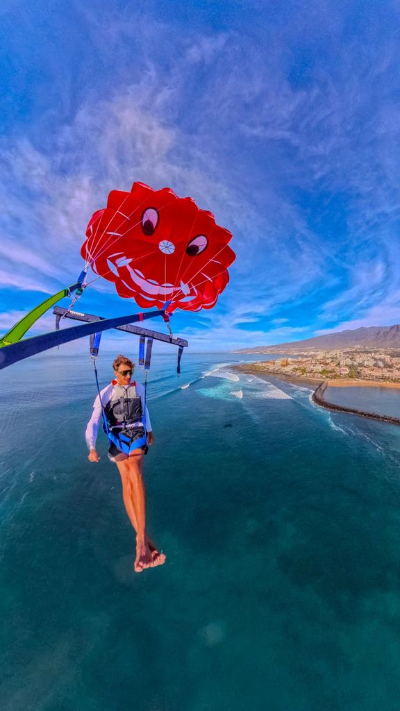 Parascending Los Cristianos, Teneriffa