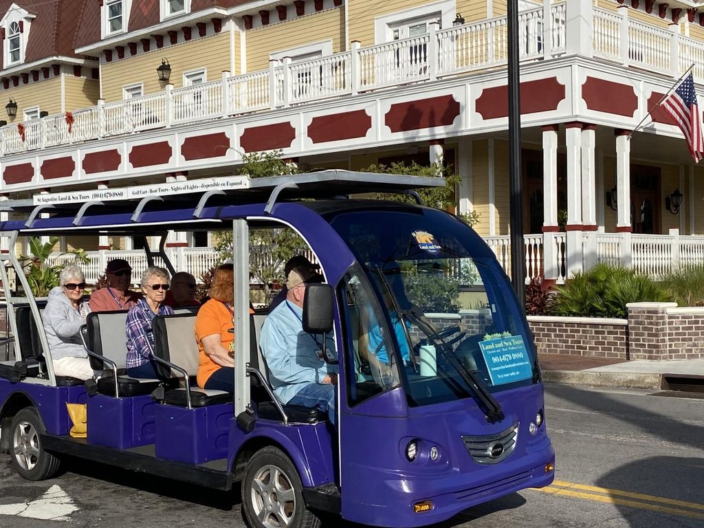 St. Augustine: Waterfront und Downtown Golf Cart Tour