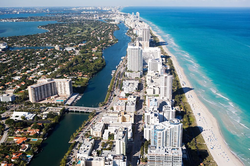 Blick über Miami Beach