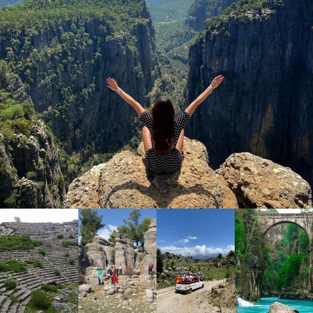 Tazi Canyon-Selge Antique City und Devil's Stones von Side