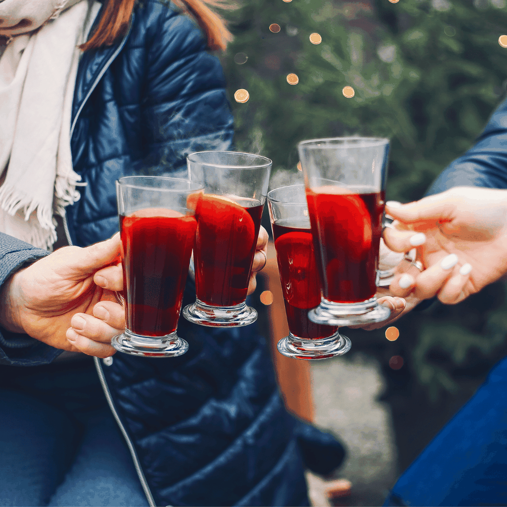 Leipzig: Glühwein Motorboot Tour