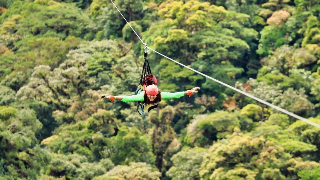 Monteverde: Zip Line, Brücken und Schmetterlingsgarten-Tour