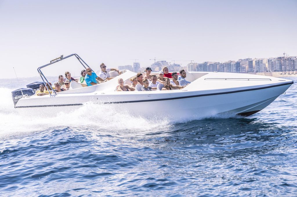 St. Julian's: Powerboat Comino Blaue Lagune