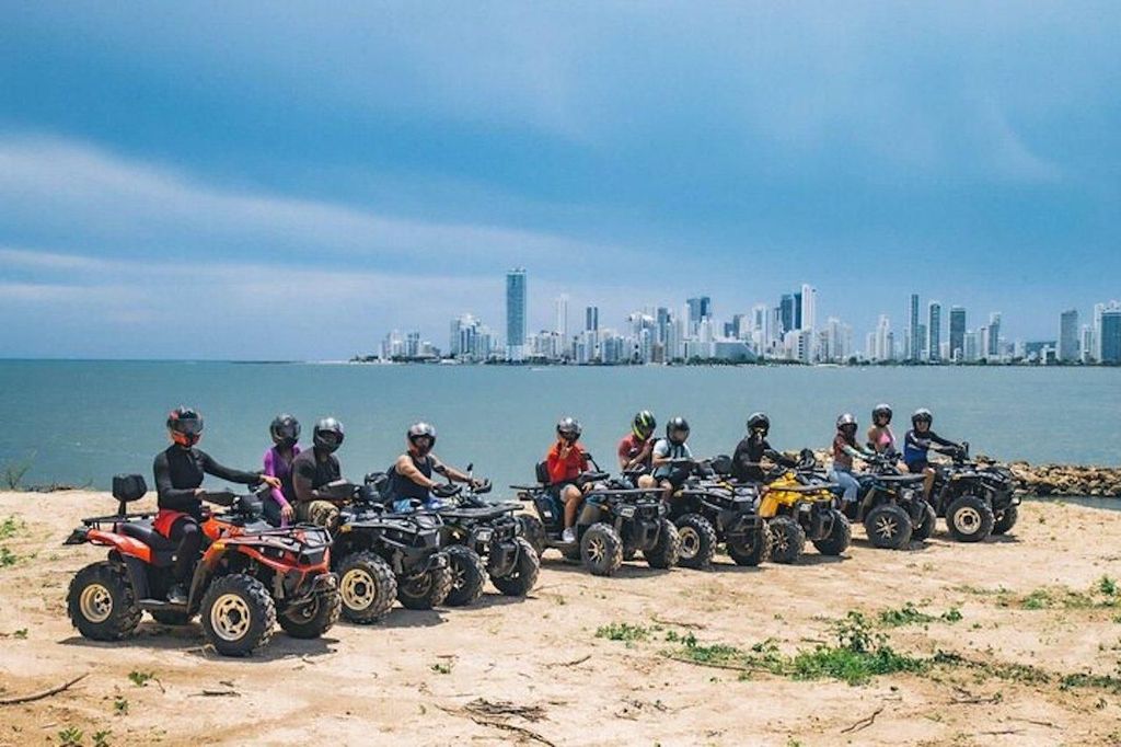 Cartagena: Geführte Quad-Tour auf der Insel Tierra Bomba