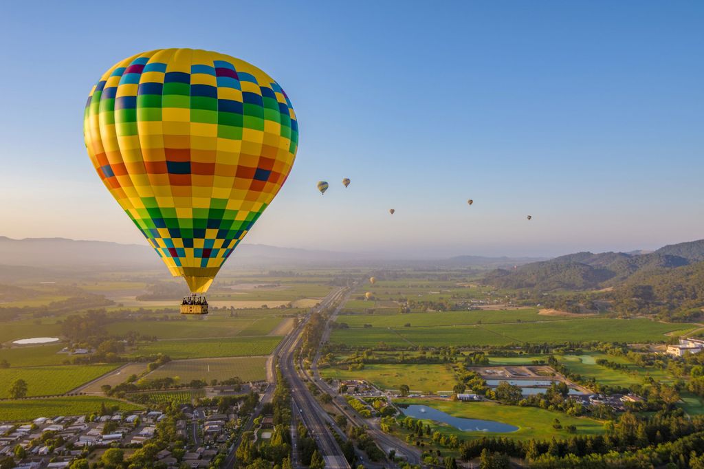 Napa Valley: Heißluftballon-Abenteuer