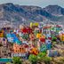 Bunte Häuser in Guanajuato