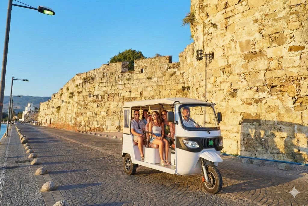 Tuk-Tuk-Erlebnis in Kos-Stadt