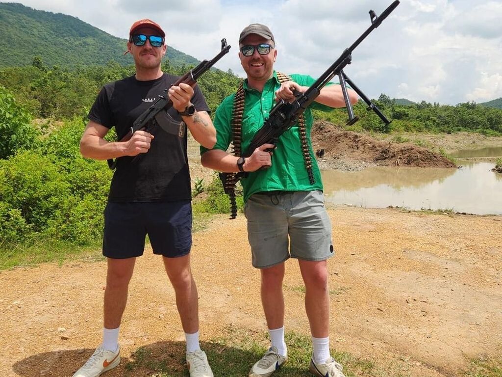 Outdoor-Schießstand in Phnom Penh