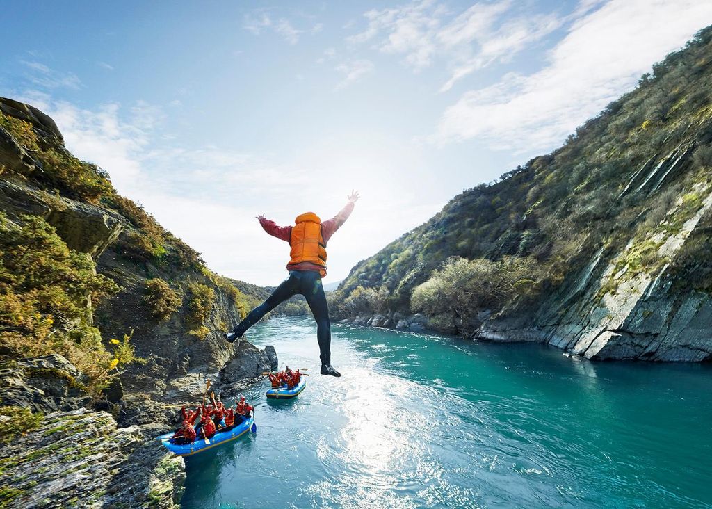 Queenstown: Kawarau River Rafting und Jetbootfahrt