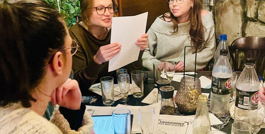 Weimar: KrimiDinner - Ihr seid der Kriminalfall, ohne Schauspiel, Spaß pur