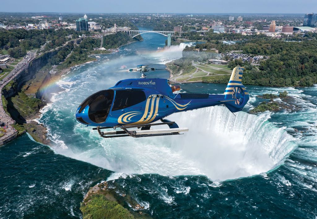 Niagarafälle, USA: Rundflug mit dem Hubschrauber über die Fälle