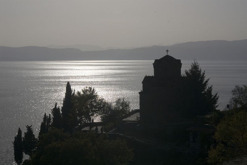 Spiel des Lichts am Ohrid-See