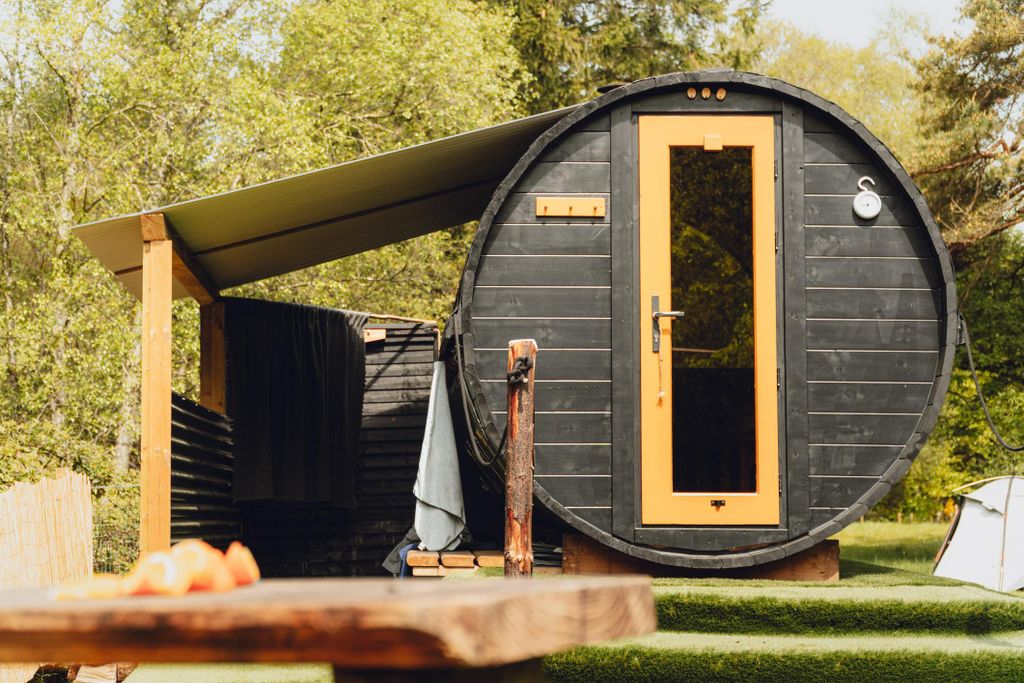 Sauna und Flussbad in Glendalough