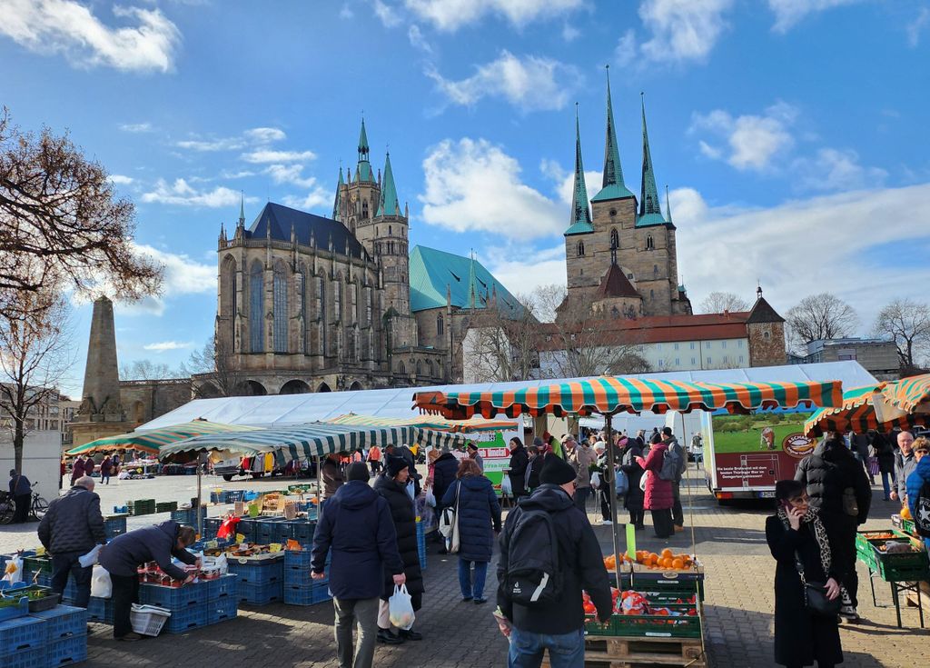 Erfurt: Mittelalterlicher Stadtrundgang mit ortskundigem Guide