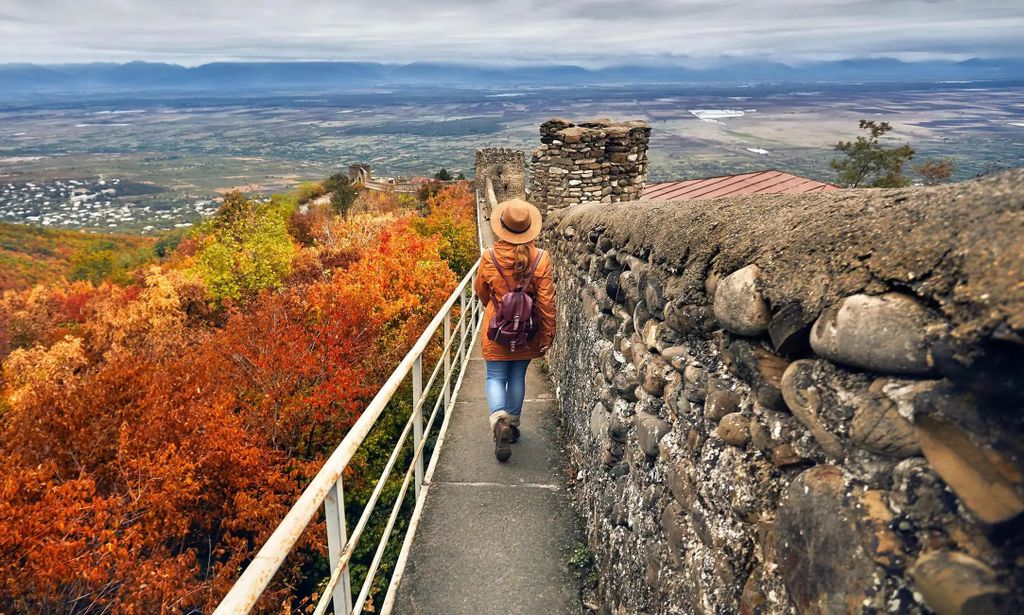 Kachetien, Stadt der Liebe Sighnaghi Bodbe-Kloster-Tour