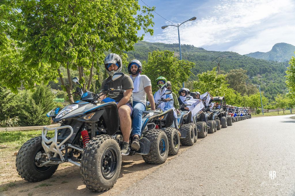 Von Chefchaouen aus: ATV-Quad geführte Tour zum Akchour Wasserfall