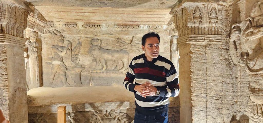 Katakomben von kom el shoqafa Geführter Rundgang