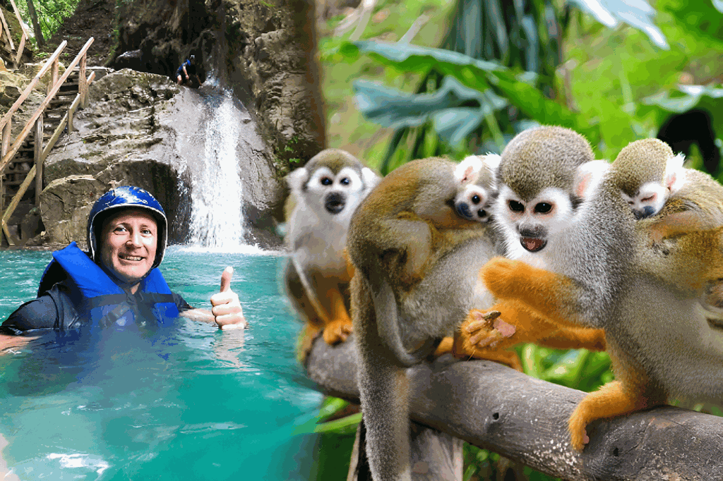Monkey Land und die Damajagua-Wasserfälle in Puerto Plata.