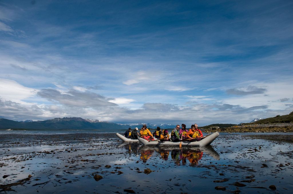 Ushuaia: Gable Island und Pinguinkolonie mit Kanufahrt