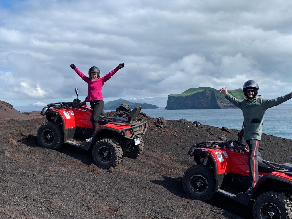 Vestmannaeyjar: Quad-Tour zum Vulkan