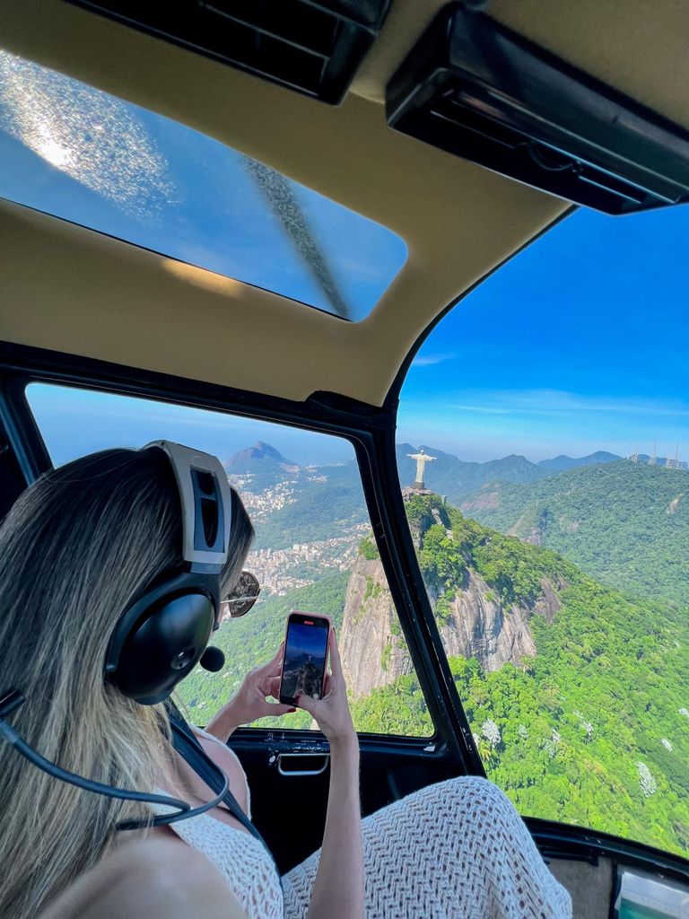 Rio de Janeiro: Hubschrauberflug Christus der Erlöser 30 min