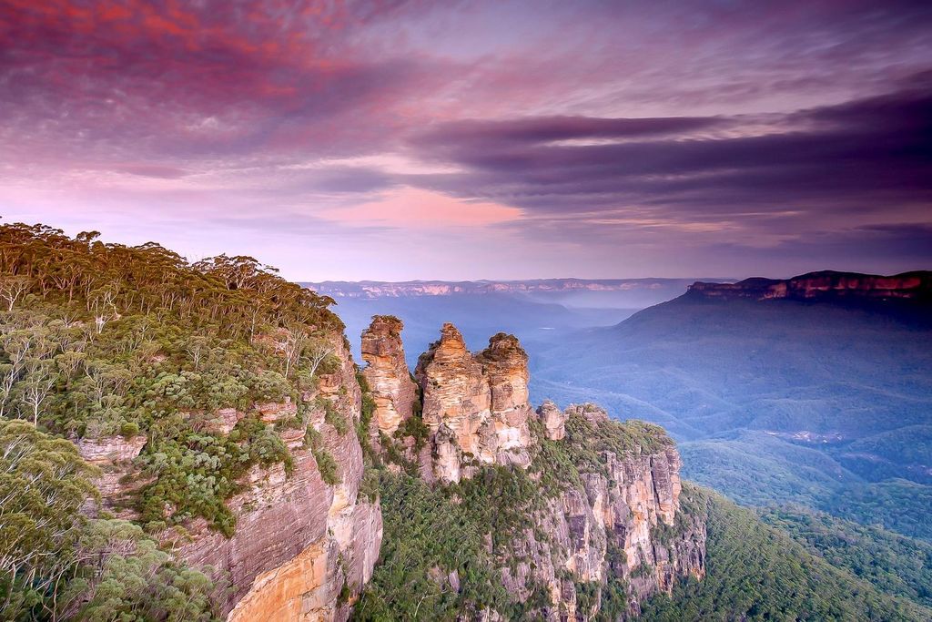 Blue Mountains: Sonnenuntergang, Wasserfälle, Wildtiere (ab Sydney)