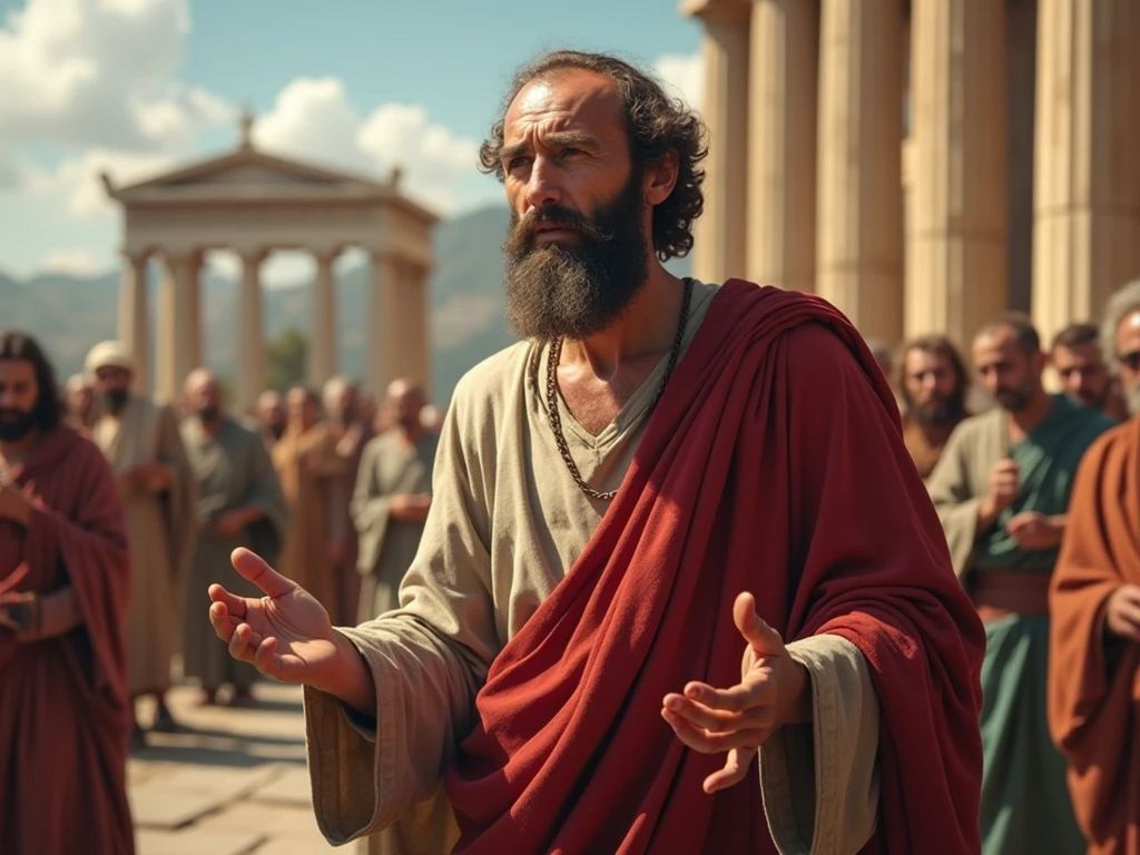 Die Missionsreise des Apostels Paulus in Athen und Korinth