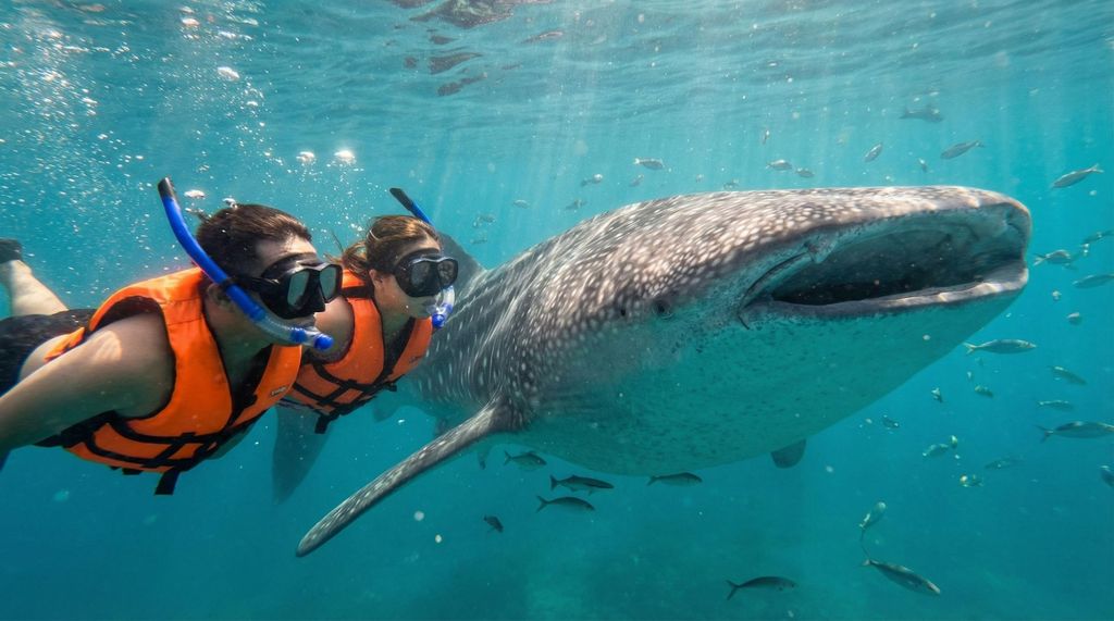 Cebu: Walhai & Moalboal-Sardinen mit Tumalog-Wasserfällen