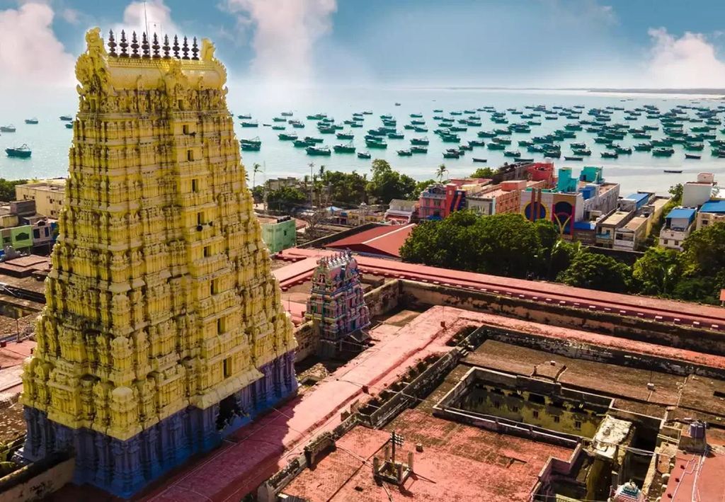 Von Madurai: Tagestour von Madurai nach Rameshwaram mit dem Auto