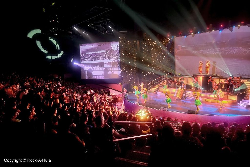 Waikiki: Rock-A-Hula-Show Ticket und Buffet-Option