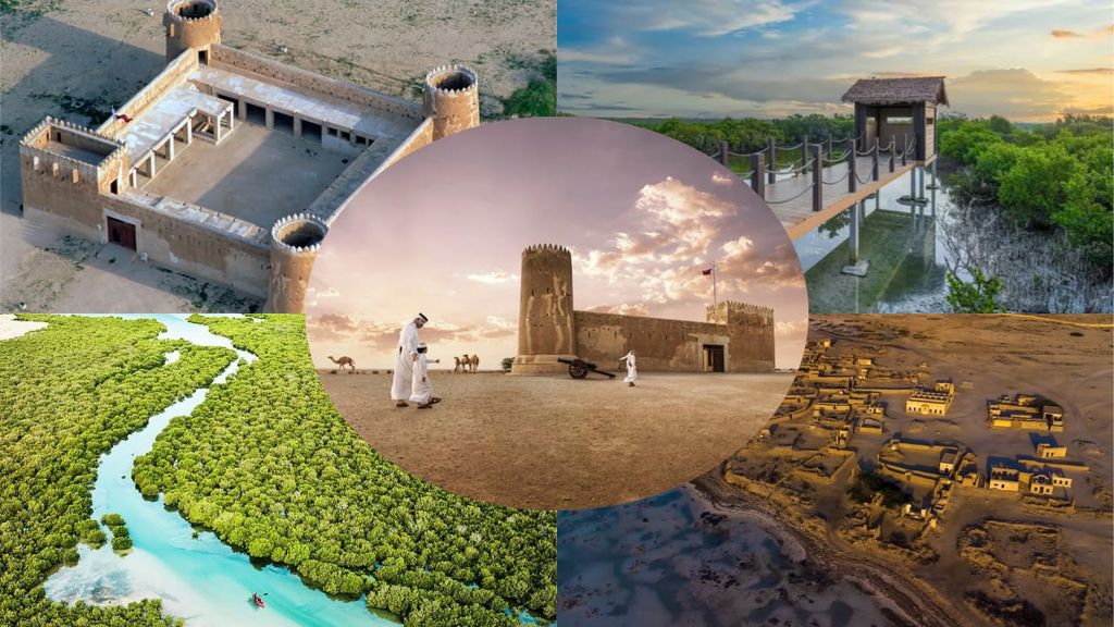 Doha: Private Nordkatar Tour, Mangroven und Zubara Fort